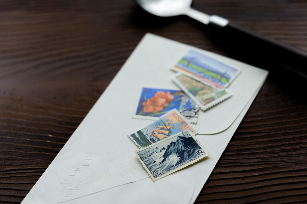 vintage stamp collection